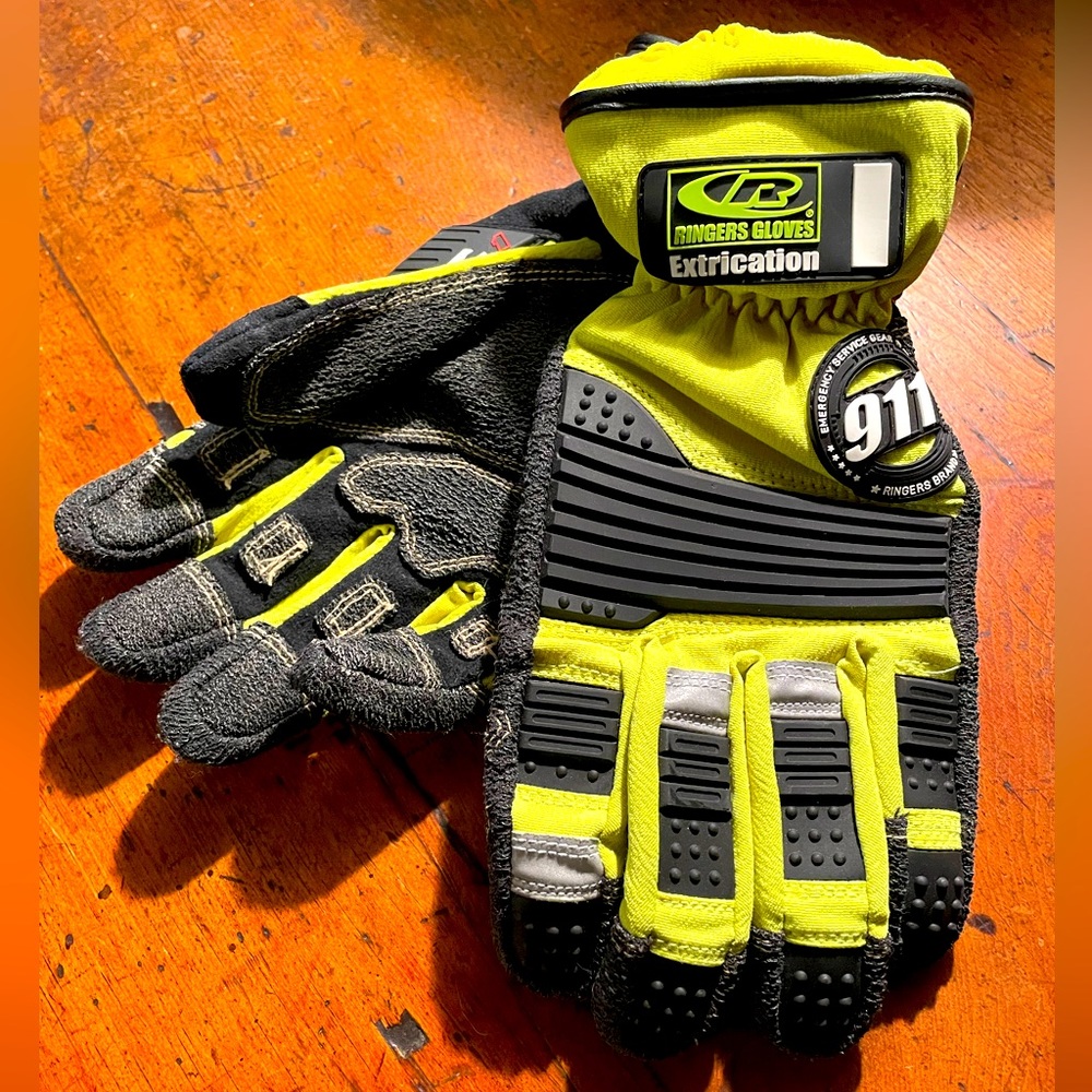 INCREDIBLE KEVLAR CORDURA RINGERS GLOVES 911 EMERGENCY SERVICE GEAR EXTRICATION